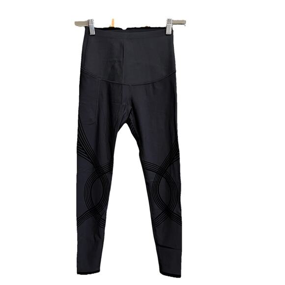 Fanka Black Body Sculpt Side Pocket Women's Activewear Leggings Size Small - Picture 1 of 4